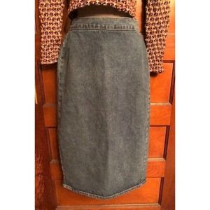 vintage '90s Limited Express denim pencil skirt